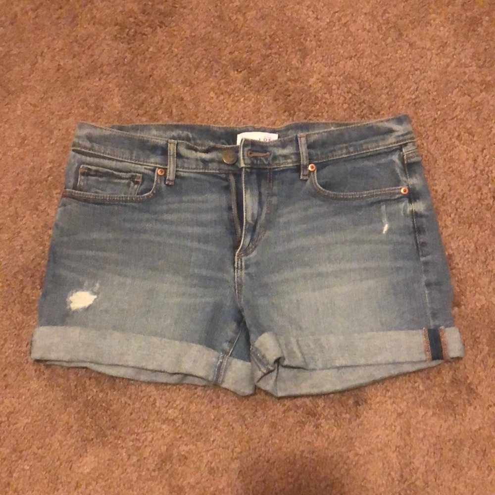 High-Waisted Jean Shorts